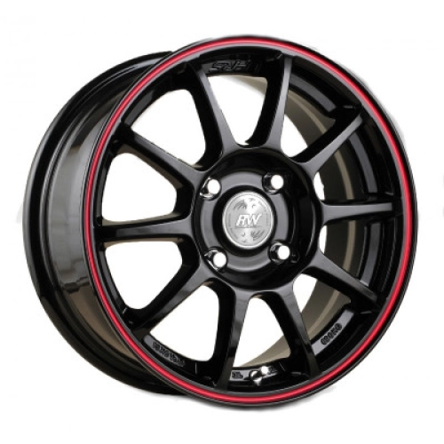 Racing Wheels H-422 W6.5 R15 PCD5x114.3 ET40 DIA73.1 BK/LRD